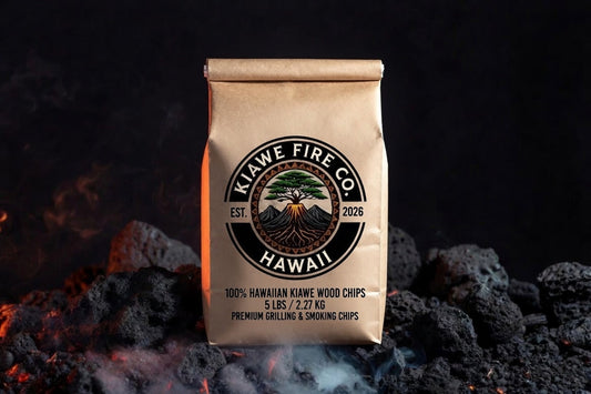 Kiawe wood chips — 5 lb bag, for smoking Hawaiian pineapple